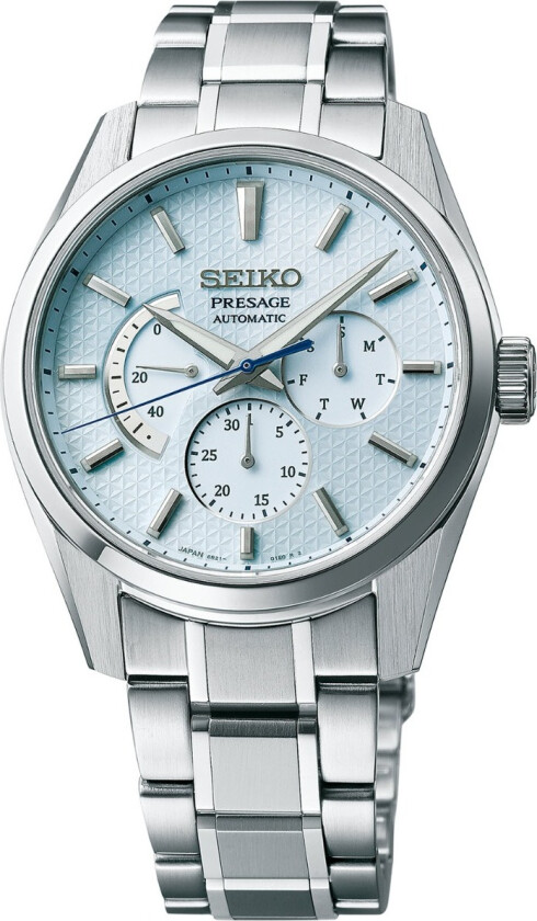 Seiko Presage Sharp Edge Geppaku Moonlight SPB305J1 - RIP - Automatisk - Sølv - Herreklokker - Rustfritt stål - ledd m/pin - Safir