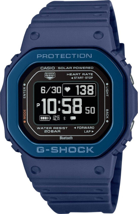G-Shock G-Squad Series DW-H5600MB-2ER - Digital - Blå - Herreklokker - Resin - Mineral