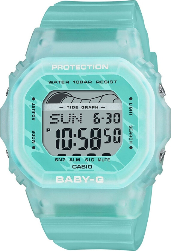 Baby-G BLX-565S-2ER - Digital - Grønn - Dameklokker - Resin - Mineral