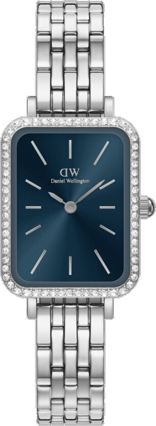 Quadro Bezel DW00100670 - Kvarts - Gull - Dameklokker - Rustfritt stål - ledd m/pin - Mineral