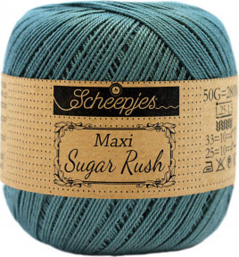 Maxi Sugar Rush Garn Unicolor 391 Dypt Hav