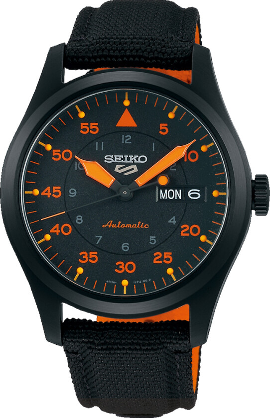 5 Sports Automatic SRPH33K1 - Automatisk - Sort - Herreklokker - Stoff - Mineral