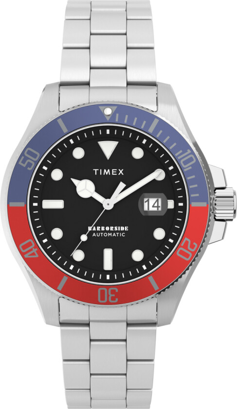 Harborside Coast Automatic TW2V72100 - Kvarts - Sølv - Herreklokker - Rustfritt stål - ledd m/pin - Mineral