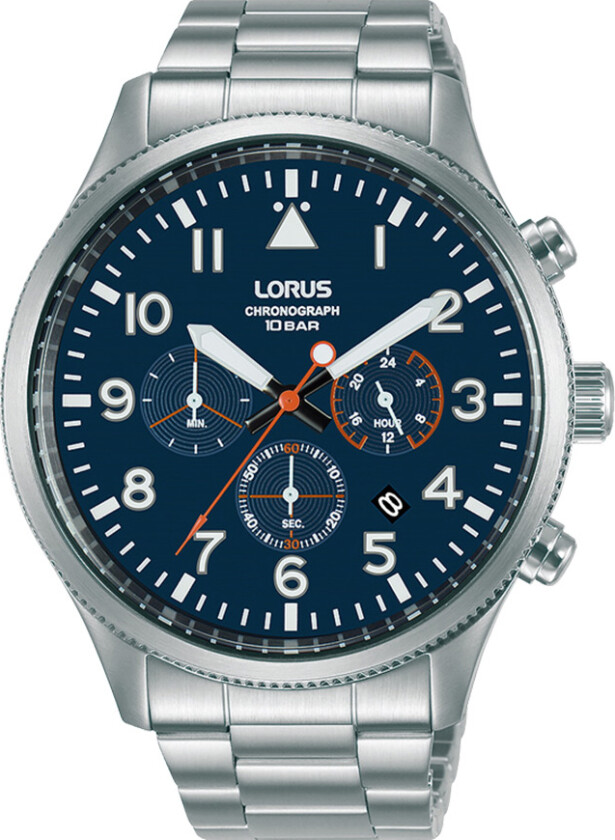 Mens Chronograph RT365JX9 - Kvarts - Sølv - Herreklokker - Rustfritt stål - ledd m/pin - Mineral