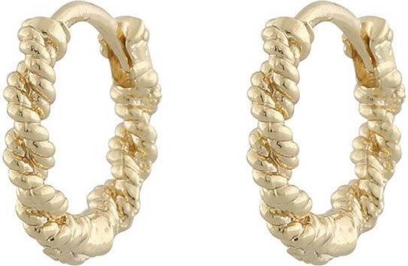 Snö Of Sweden Exibit Small Ring Ear Plain Gold 13mm