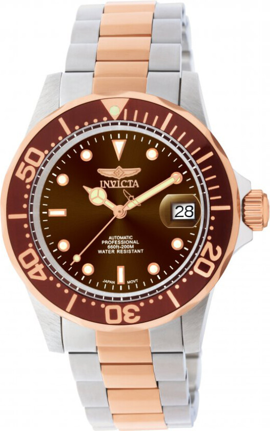Pro Diver Automatic 11241 - Automatisk - Sølv - Herreklokker - Rustfritt stål - ledd m/pin - Mineral