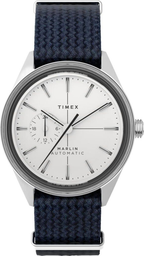 Marlin Jet Automatic TW2V72300 - Automatisk - Sølv - Herreklokker - Stoff - Akryl