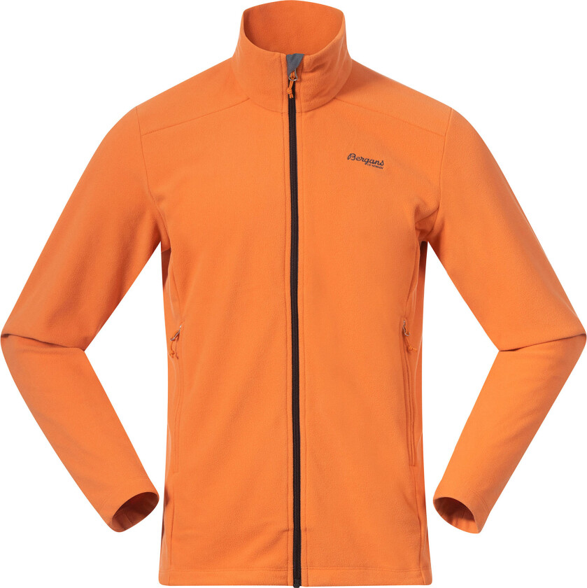 Men's Finnsnes Fleece Jacket Faded Orange L, Faded Orange