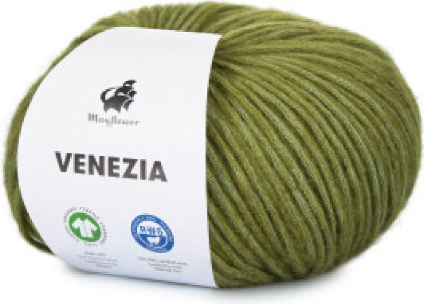 Venezia Garn Unicolor 017 Oliven