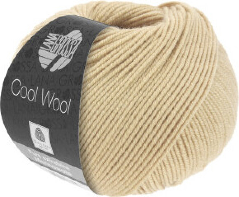 Cool Wool Garn 2107 Kremfarget ull