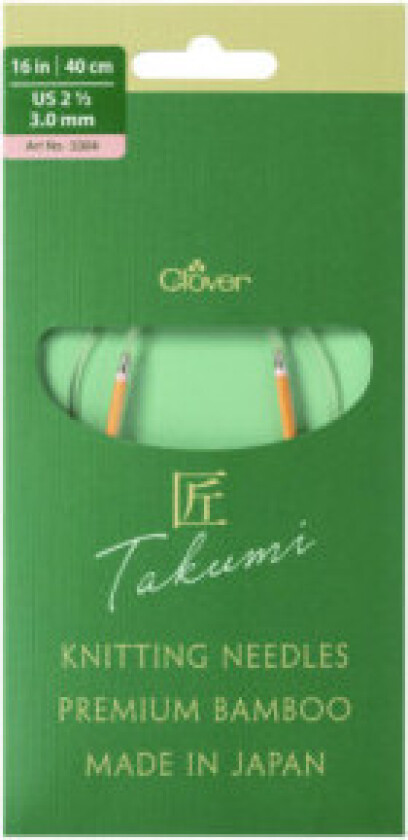 Takumi Pro Bambus rundpinne med kulelager 40cm 3.0mm