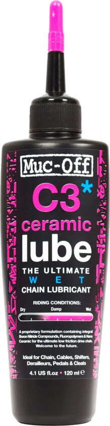 C3 Wet Weather Ceramic Lube - 120ml Nc 120ml
