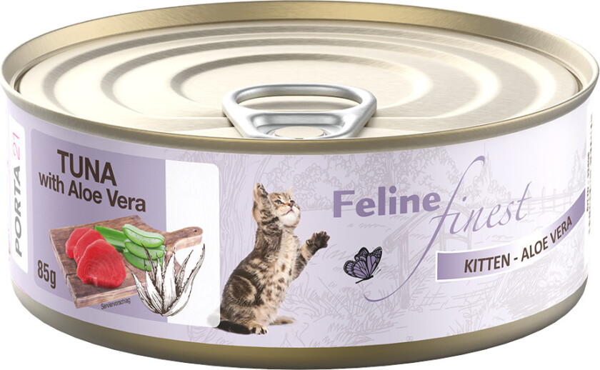 Feline Finest 85 g - Kitten Tunfisk med aloe