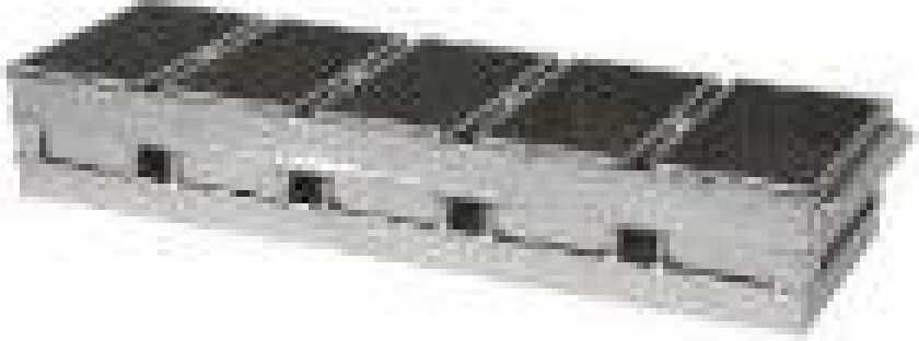 Brødform Sæt L60.5xB19.5xH10.5 cm Ubehandlet Aluminium til 5 brød 18x10x10 cm