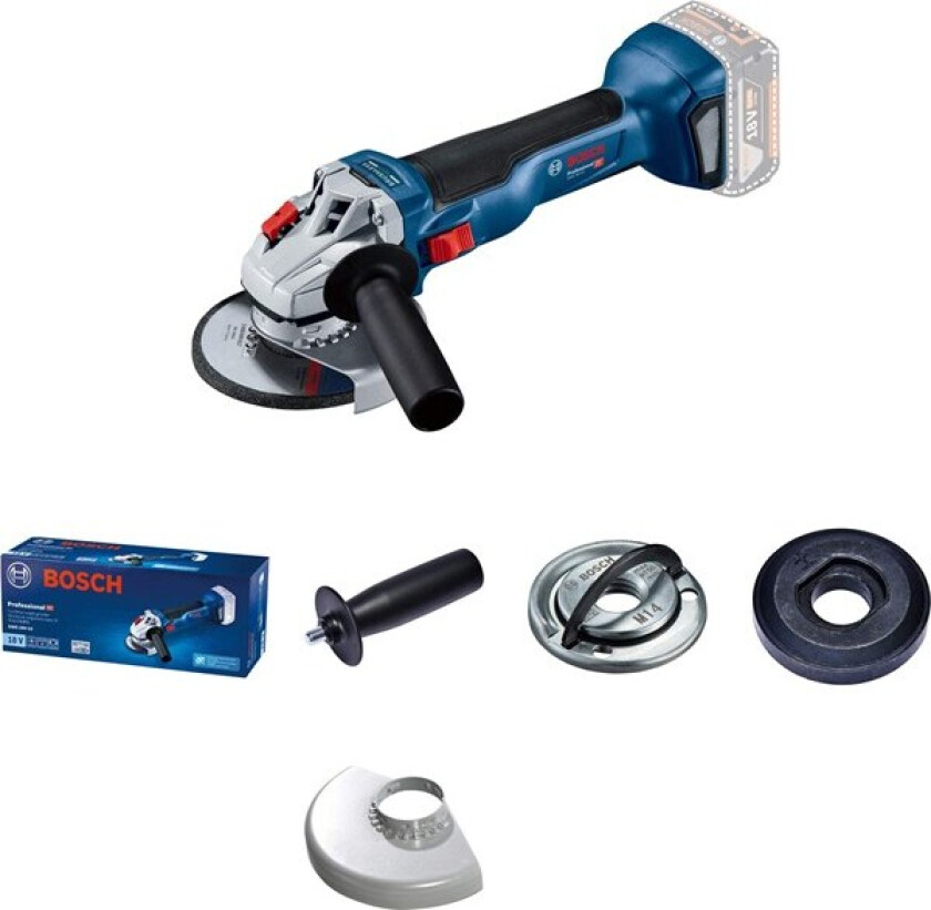 Bosch viklesliper GWS 18V-10, solo