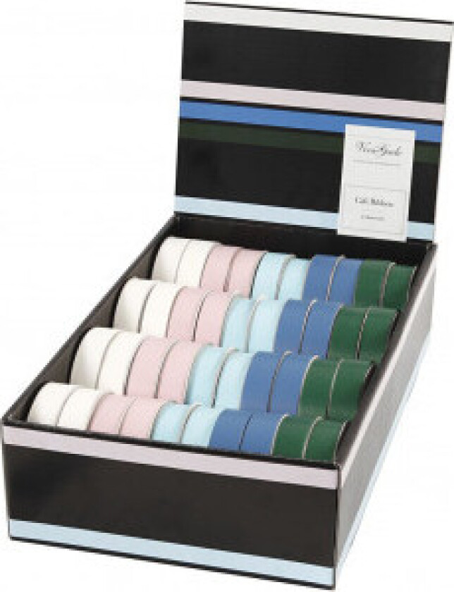 Gavebånd, ass. farger, B: 18 mm, 40x25 m/ 1 pk.