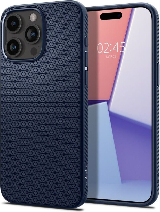 iPhone 15 Pro Liquid Air Deksel - Blå