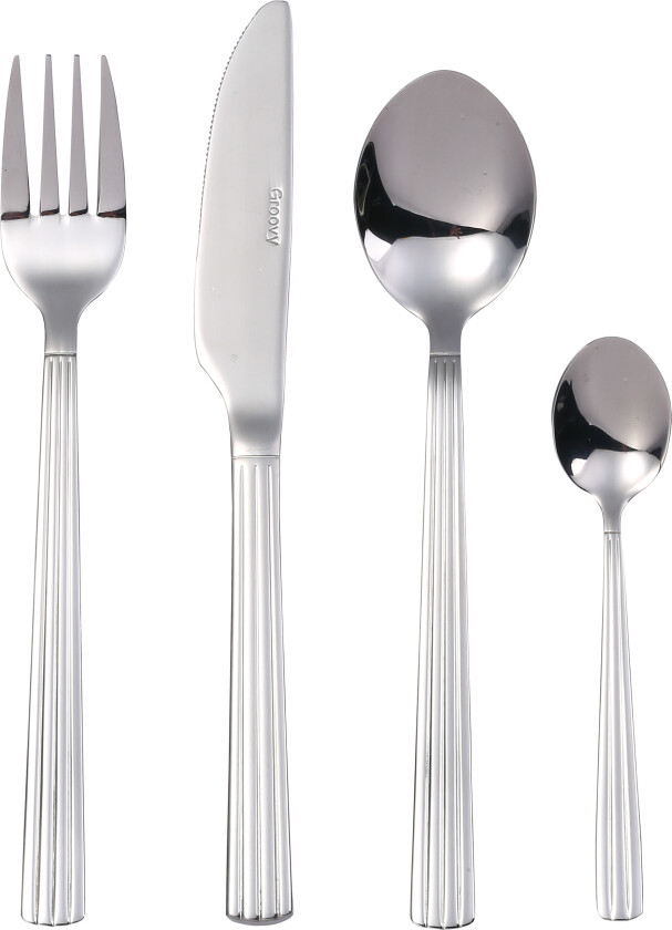- Groovy cutlery mirror - 16 pcs - giftbox (66496)