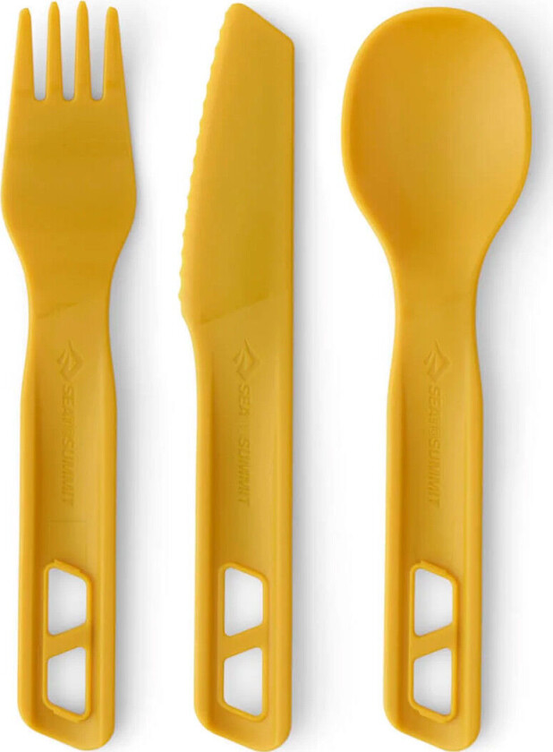 Sea To Summit Passage Cutlery Set 3 Pieces Arrowwood Yellow OneSize, Arrowwood Yellow