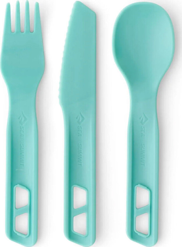Bilde av Sea To Summit Passage Cutlery Set 3 Pieces Aqua Sea Blue OneSize, Aqua Sea Blue