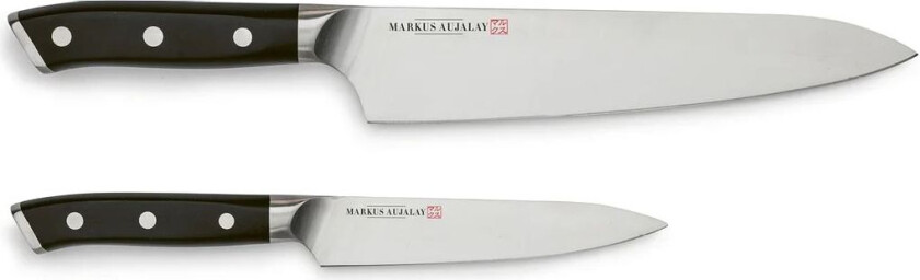 Markus Classic japansk knivsett Kokkekniv og skrellekniv