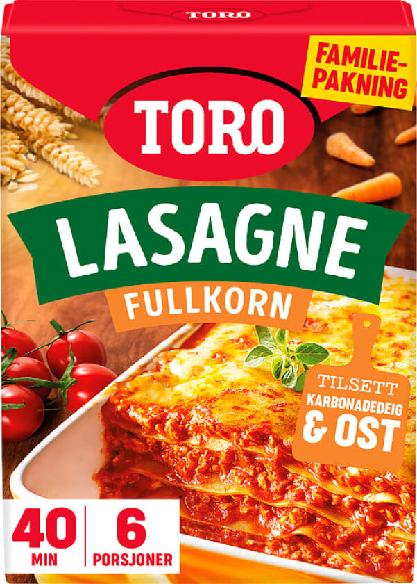 Lasagne Fullkorn Familiepakke 303g