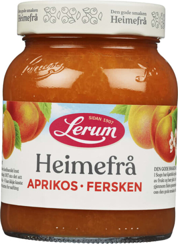 Aprikos&Fersken Heimefrå 380g
