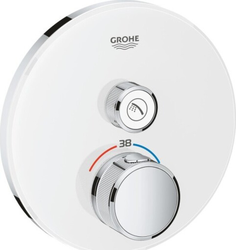 Grohtherm SmartControl dusjbatteri, hvit