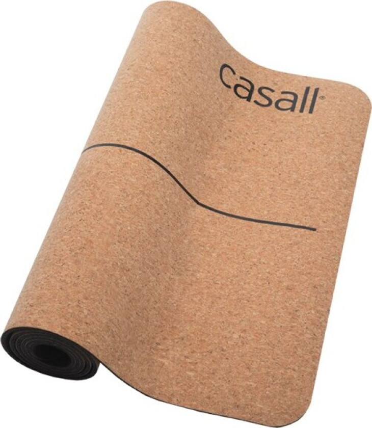 Yoga Mat Natural Cork 5mm Natural Cork/Black 5mm