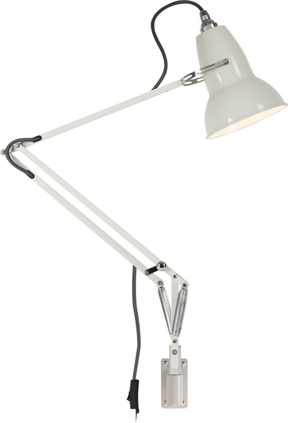 Original 1227 Lamp With Wall Bracket Linen White