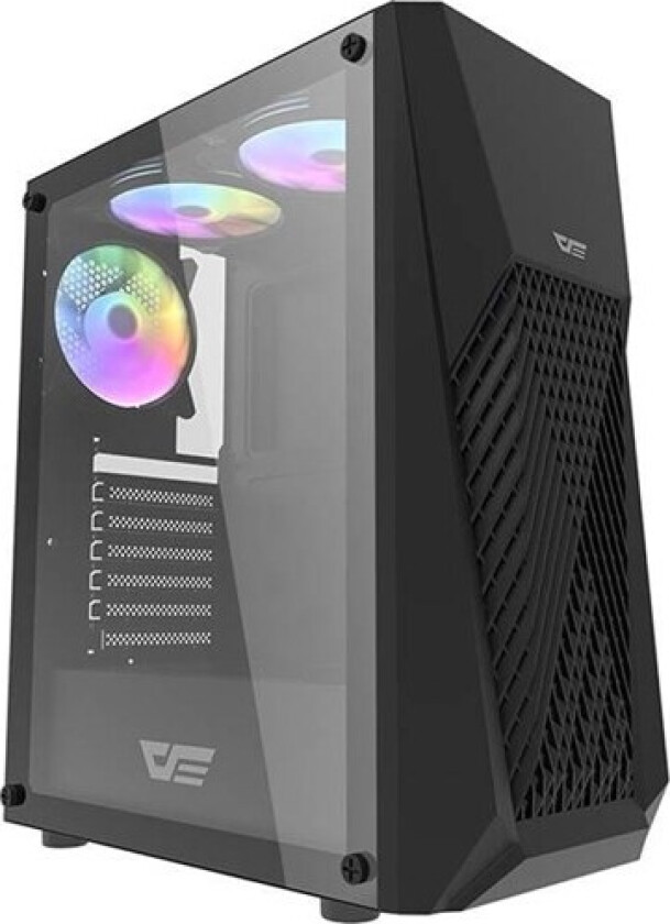 DK150 datamaskindeksel + 3 vifter (svart)