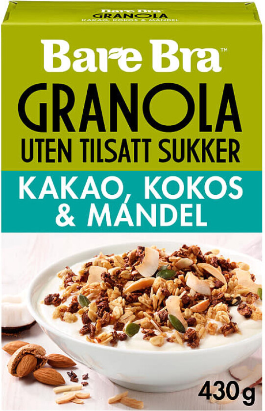 Granola Kakao,Kokos&Mandel 430g