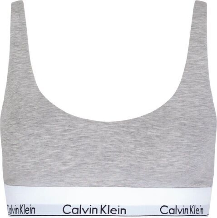 Calvin Lightly Lined Bralette - Grey Heather M