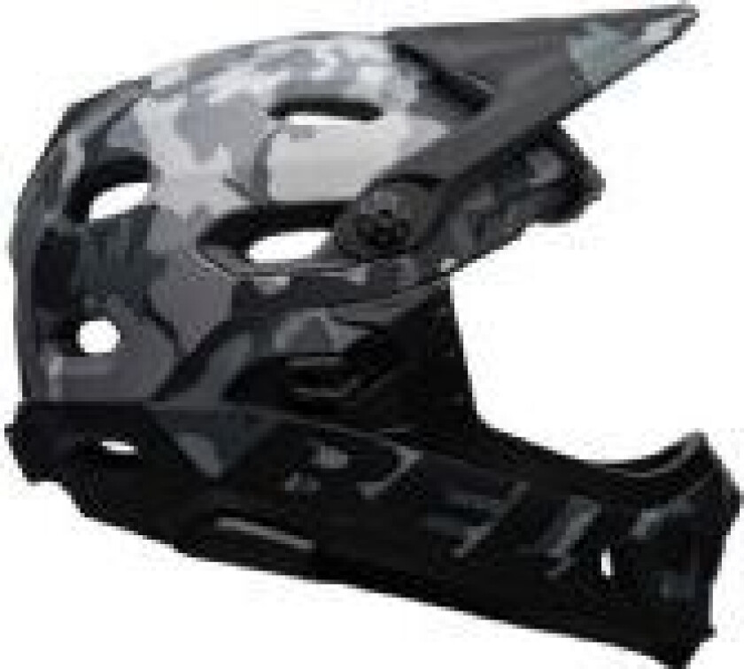 BELL Full face helmet BELL SUPER DH MIPS SPHERICAL matte gloss black camo size M (55-59 cm) (NEW)