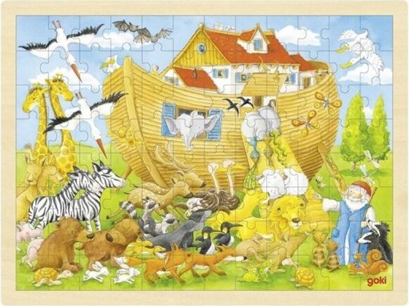 Wooden Puzzle Noah's Ark 96pcs. Tre