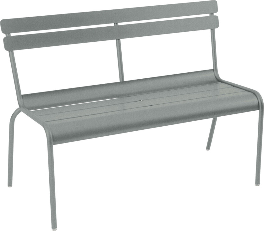 Luxembourg 2/3 Seater Bench W Backrest - Lapilli Grey