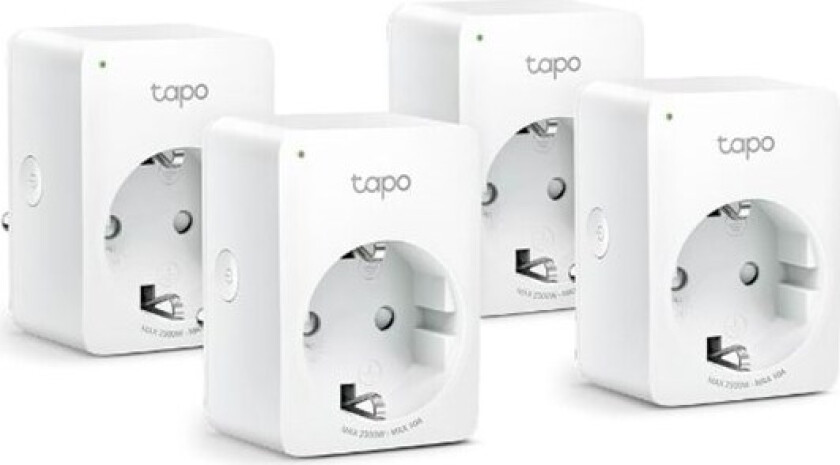 TP-link Tapo Mini Smart Wifi Fjernstrømbryter 4-pk.