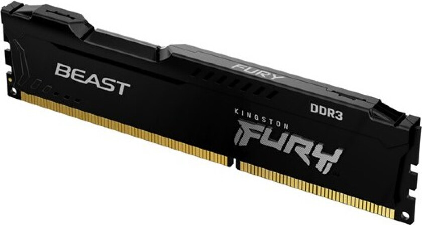 FURY Beast - DDR3 - modul - 8 GB - DIMM 240-pin - 1600 MHz / PC3-12800 - CL10 - 1.5 V - ikke-bufret - ikke-ECC - svart