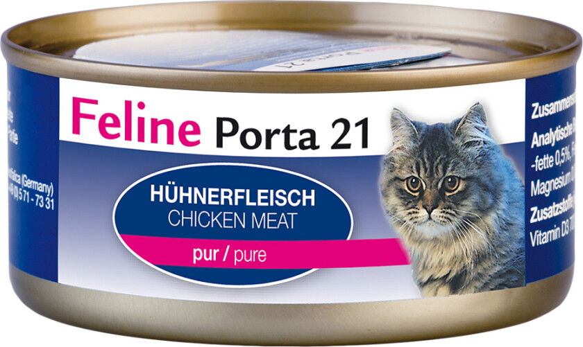 Økonomipakke Feline Porta 21 - 24 x 156 g - Kylling