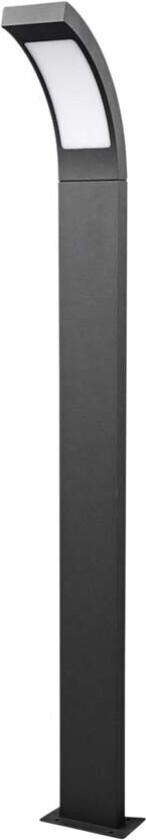 Juvia - LED-veilampe i grafittgrå aluminium