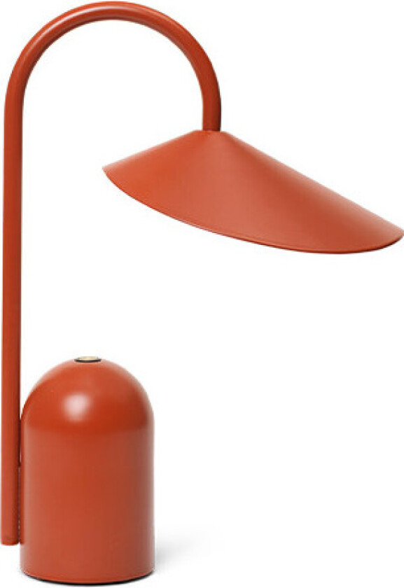 Arum bærbar lampe Oxide Red