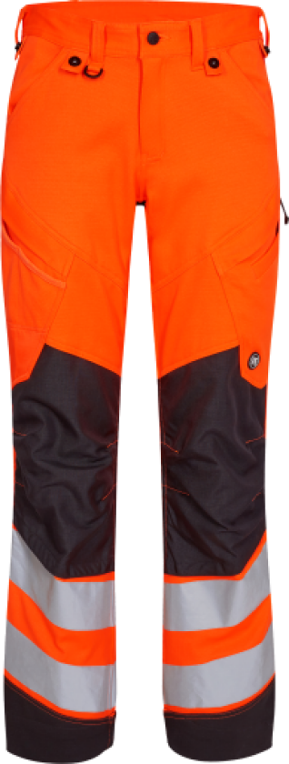 FE Engel sikkerhetsbukse 2544, High-Vis at 2 oransje/grå, str K84
