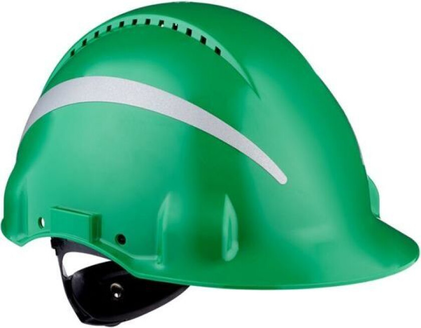 G3000 Vernehjelm med reflekser Grønn