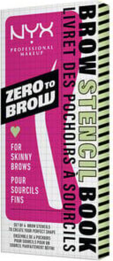 Zero To Brow Stencil For Skinny Brows