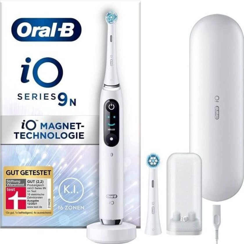 Oral B iO Series 9 - elektrisk tandborste, vit