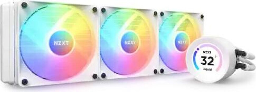 Kraken Elite 360 White RGB - CPU Vannkjøling - Max 31 dBA