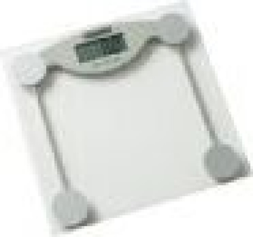 Home MS 8137 personal scale Rectangle Transparent, White Electronic personal scale