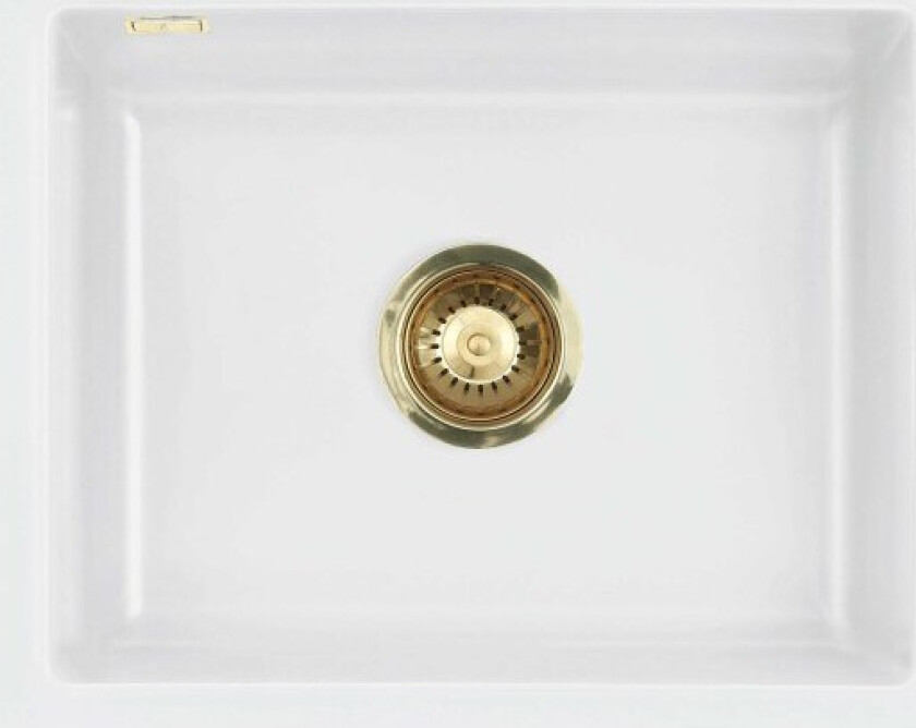 Mera 50U kjøkkenvask, 55,1x44x1 cm, matt hvit