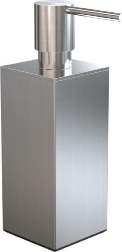Quadra såpedispenser 5, frittstående, børstet. 200 ml.