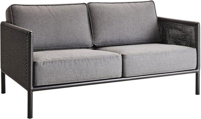 Bilde av Encore Soft Rope 2-seter sofa Lava Grey / Dark Grey